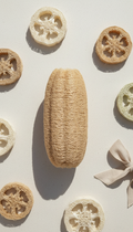 Traditional raw whole loofah