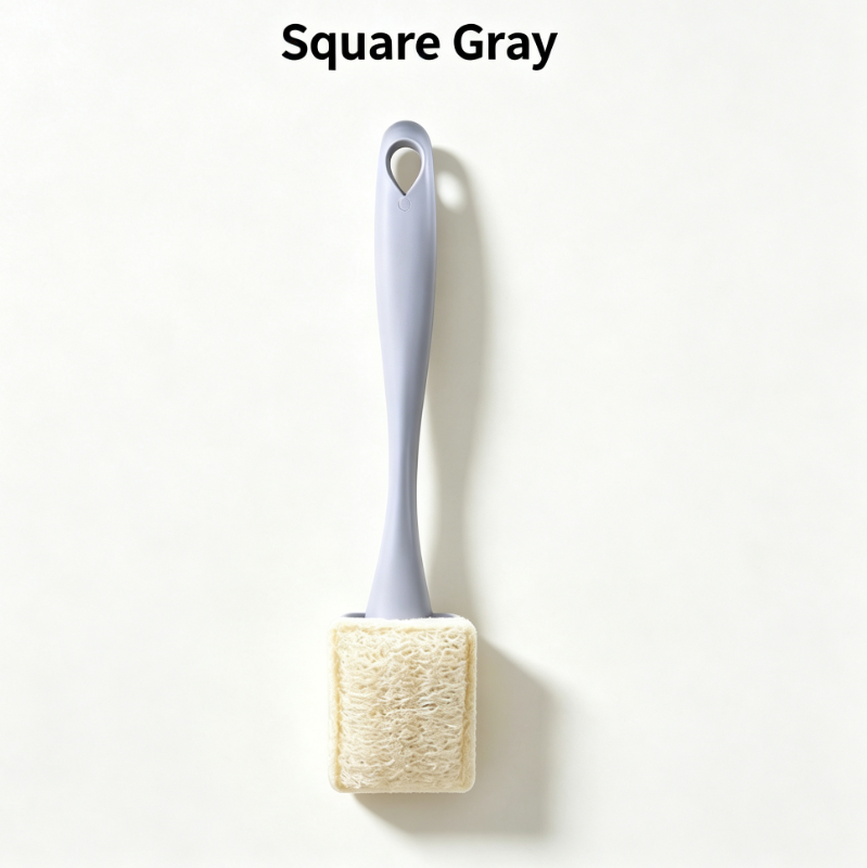 Luffamily Long-Handled Pot Brush with Detachable Design