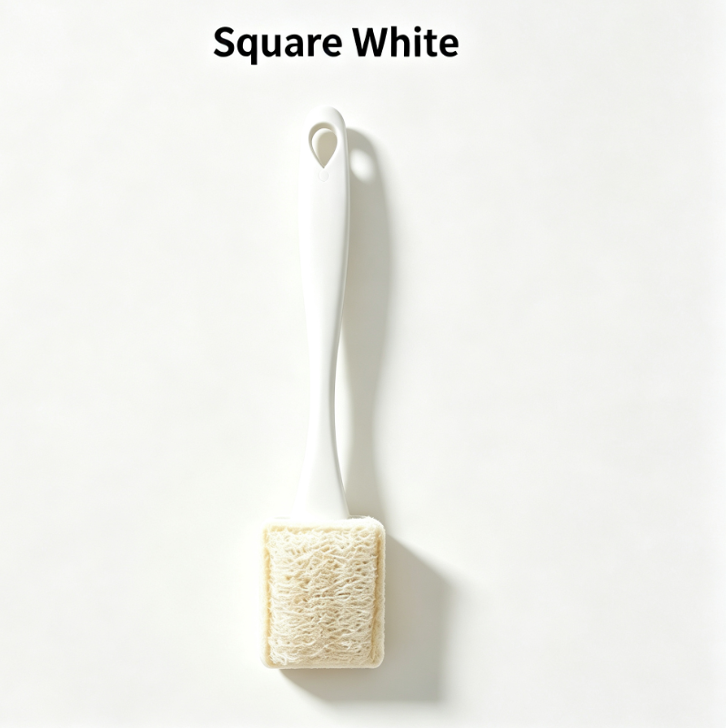 Luffamily Long-Handled Pot Brush with Detachable Design