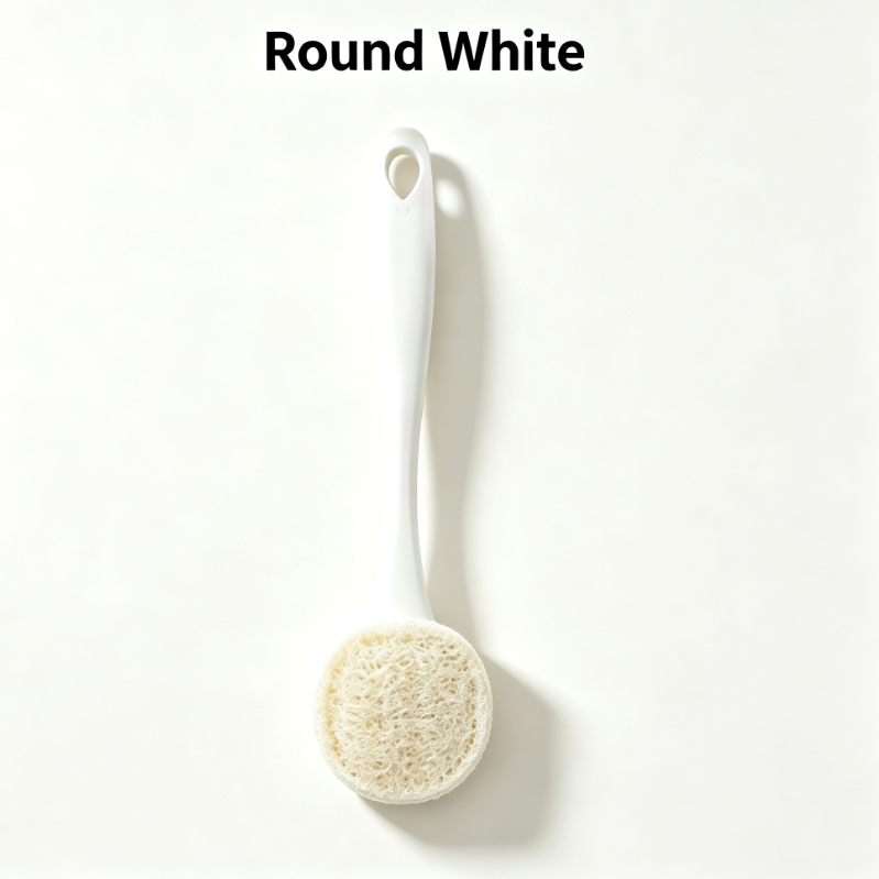 Luffamily Long-Handled Pot Brush with Detachable Design