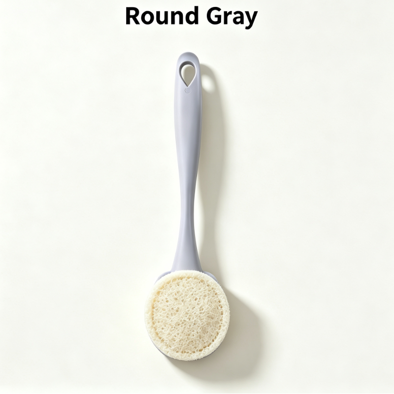 Luffamily Long-Handled Pot Brush with Detachable Design