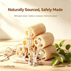 Luffamily Premium 3.94″ Natural Cleaning Scrubber