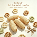 Luffamily DIY Raw Whole Loofah
