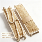Luffamily Natural Scrubber Strap with Trimmed Edges