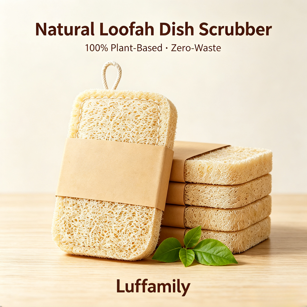 Luffamily Thickened Dish Scrubber